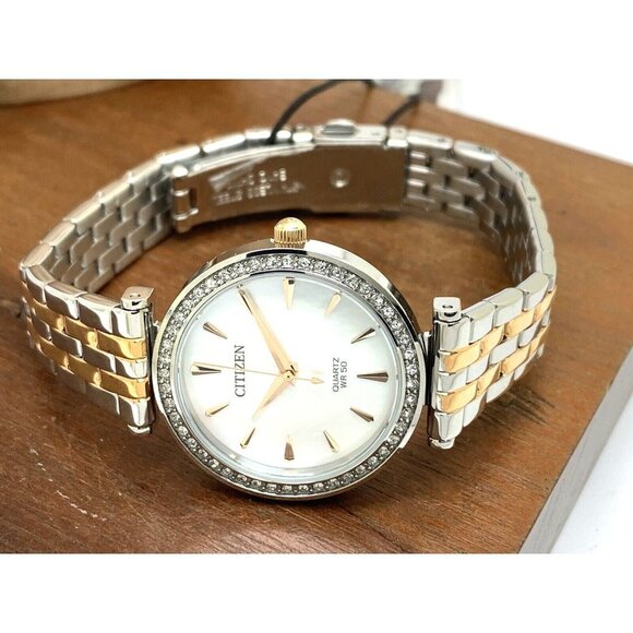 Citizen Womens Watch ER0216-67D Quartz White Mother of Pearl Dial Two Tone - Picture 7 of 12